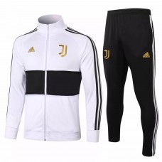 Juventus Presentation Soccer Tracksuit White Black 2020 2021 Juventus Presentation Soccer Tracksuit White Black 2020 2021