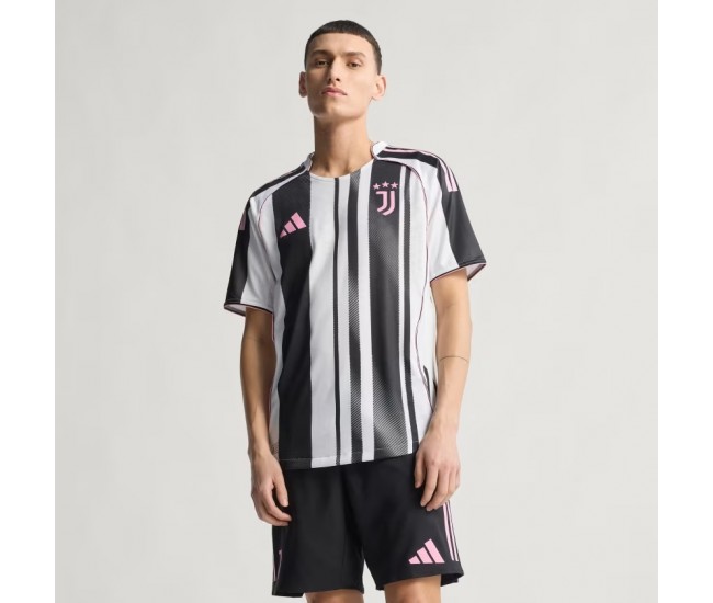Juventus Mens Home Authentic Jersey 25-26
