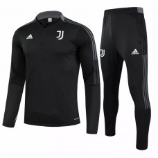 Juventus Core Black Soccer Technical Training Tracksuit 2021-22 Juventus Core Black Soccer Technical Training Tracksuit 2021-22