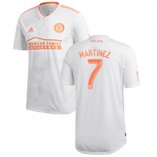 Men's Atlanta United FC Josef Martinez White 2018 King Peach Authentic Player Jersey