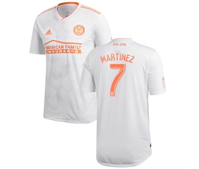Men's Atlanta United FC Josef Martinez White 2018 King Peach Authentic Player Jersey