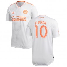 Men's Atlanta United FC Miguel Almiron White 2018 King Peach Authentic Player Jersey