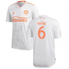 Men's Atlanta United FC Darlington Nagbe White 2018 King Peach Authentic Player Jersey