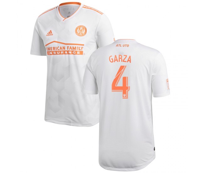 Men's Atlanta United FC Greg Garza White 2018 King Peach Authentic Player Jersey