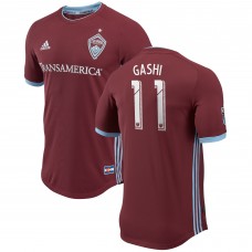 Men's Colorado Rapids Shkelzen Gashi Burgundy 2018 Primary Authentic Player Jersey