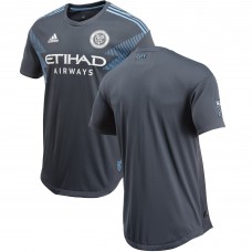 Men's New York City FC Gray 2018 Secondary Authentic Jersey