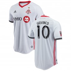 Men's Toronto FC Sebastian Giovinco White 2018 Secondary Authentic Player Jersey