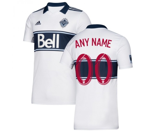 Men's Vancouver Whitecaps FC White 2019 Hoop Custom Jersey