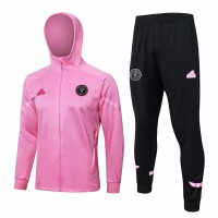 Inter Miami CF Mens Pink Training Hooded Presentation Football Tracksuit 2024-25