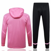Inter Miami CF Mens Pink Training Hooded Presentation Football Tracksuit 2024-25