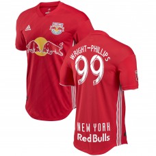 Men's New York Red Bulls Bradley Wright-Phillips Red 2018 Secondary Authentic Player Jersey