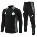 Algeria Mens Black Training Technical Football Tracksuit 2024-25