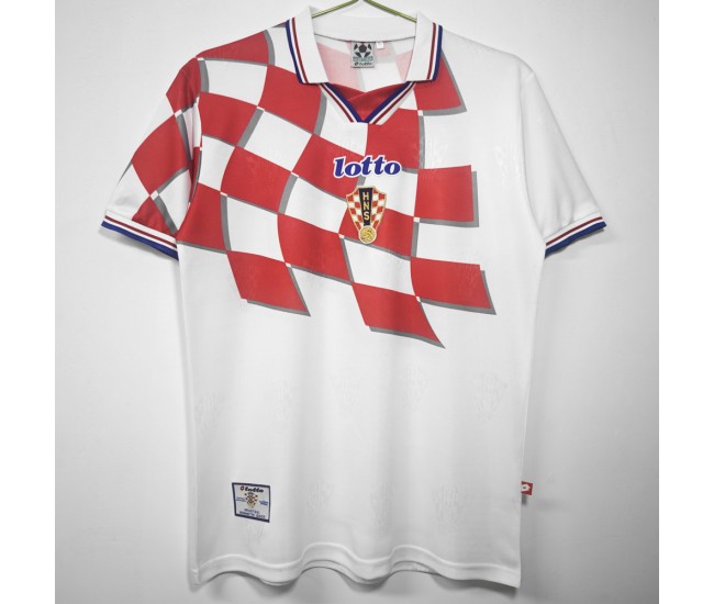 Croatia Home Retro Jersey 1998