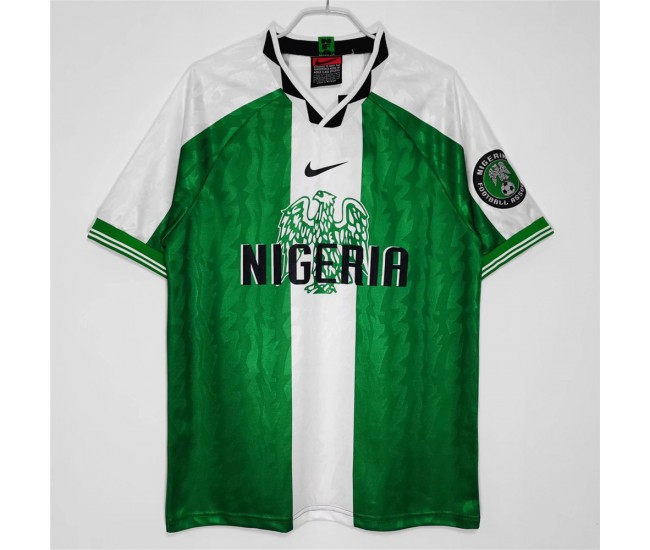 Nigeria Mens Home Retro Jersey 1996