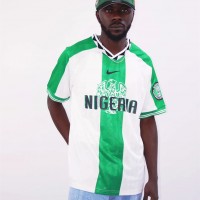 Nigeria Mens Away Retro Jersey 1996