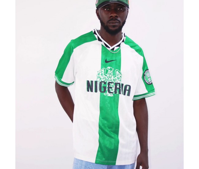 Nigeria Mens Away Retro Jersey 1996