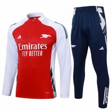 Arsenal FC Mens Red Training Technical Football Tracksuit 24-25