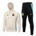 Argentina Mens Beige Training Hooded Technical Football Tracksuit 2024-25