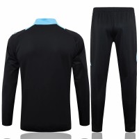 Argentina Mens Black Training Presentation Football Tracksuit 2024-25
