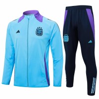 Argentina Mens Blue Training Presentation Football Tracksuit 2024-25