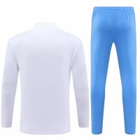 Argentina Mens White Training Technical Football Tracksuit 2023-24