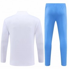 Argentina Mens White Training Technical Football Tracksuit 2023-24