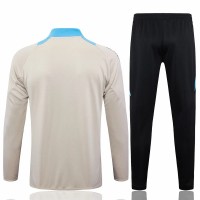 Argentina Mens Beige Training Presentation Football Tracksuit 2024-25
