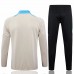 Argentina Mens Beige Training Presentation Football Tracksuit 2024-25