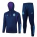 Argentina Navy Hooded Training Football Tracksuit 24-25