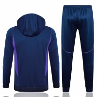 Argentina Navy Hooded Training Football Tracksuit 24-25