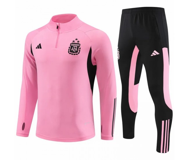 Argentina Pink Training Technical Football Tracksuit 24-25