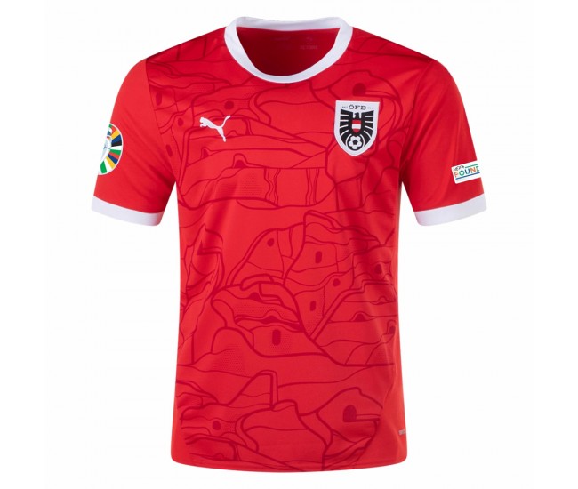 Austria Mens Euro 2024 Home Jersey