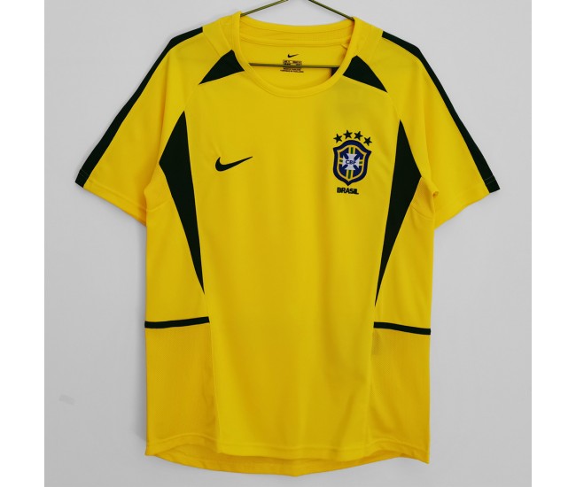 Brazil Home Retro Jersey 2002