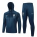 Brazil National Team Blue Hooded Training Football Tracksuit 24-25