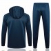 Brazil National Team Blue Hooded Training Football Tracksuit 24-25