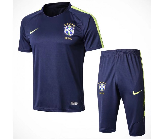 Brazil Technical Training Soccer Short Tracksuit Blue 2018/19