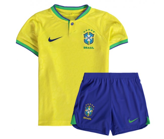 Brazil Home Kids Kit 2022-23