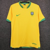 Brazil Home Retro Jersey 2006