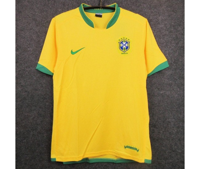 Brazil Home Retro Jersey 2006