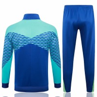 Brazil National Team Mens Blue Training Presentation Football Tracksuit 2024-25