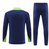 Brazil National Team Mens Navy Training Technical Football Tracksuit 2023-24