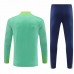 Brazil National Team Mens Green Training Technical Football Tracksuit 2023-24