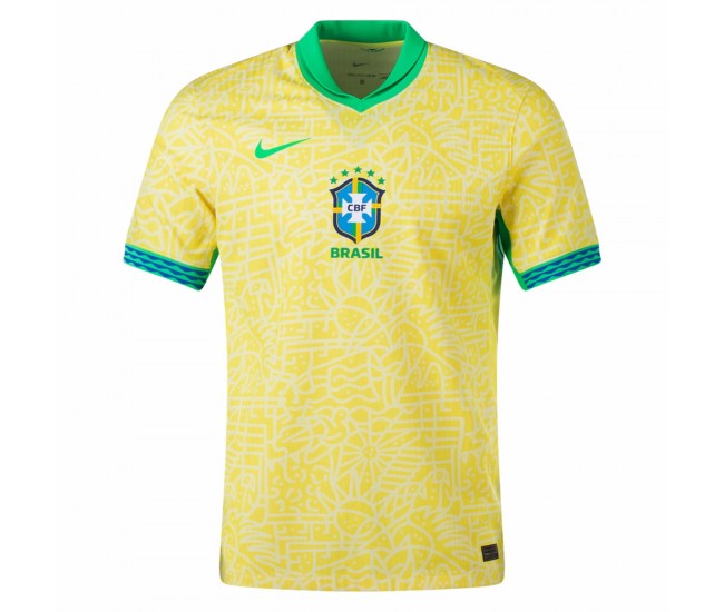 Brazil Mens Home Jersey 24-25