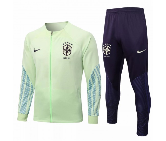 Brazil National Team Lemon Training Presentation Football Tracksuit 2022-23 Brazil National Team Lemon Training Presentation Football Tracksuit 2022-23