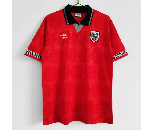 England Away Retro Jersey 1990 