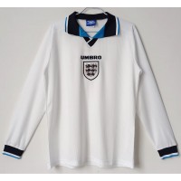 England Long Sleeve Home Retro Jersey 1996 