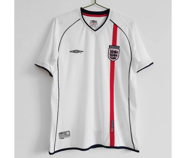 England Home Retro Jersey 2002 