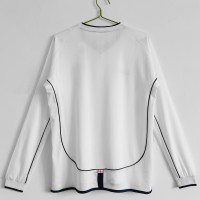 England Long Sleeve Home Retro Jersey 2002 