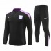 England Mens Black Training Technical Football Tracksuit 2024-25