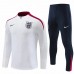 England Mens White Training Technical Football Tracksuit 2024-25